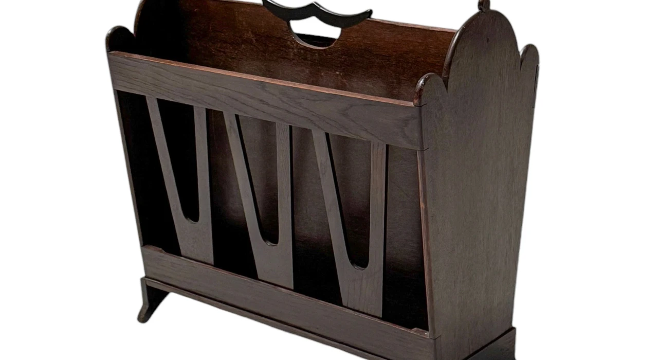 Willem Penaat Art Deco Amsterdam School Magazine Rack for Metz & Co., 1920s